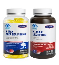 美国康麦斯 鱼油+卵磷脂礼盒 - 深海鱼油200粒+卵磷脂200粒