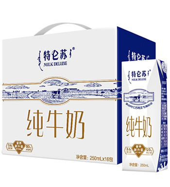 蒙牛 特仑苏 纯牛奶-250ml*16x2箱