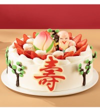 幸福西饼-寿比南山蛋糕 - 福如东海，寿比南山