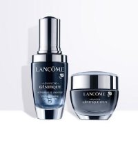 兰蔻 保湿修护护肤套装 - 小黑瓶精华100ml+发光眼霜15ml