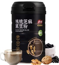 谷旗 核桃芝麻黑豆粉 - 高钙高纤高蛋白 富含多种物质
