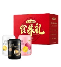 五谷磨房 食养三宝礼盒 - 核桃芝麻黑豆粉+山药薏米粉+红豆薏米粉