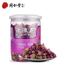 同仁堂 玫瑰花干 2瓶装 - 精选花蕾 浓香四溢 口味纯正