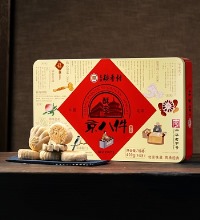 北京稻香村 酥皮京八件 - 中华老字号 经典伴手礼 精美铁盒包装