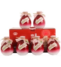 古越龙山 贵梅酒果酒 - 500ml*6瓶 14度低度酒