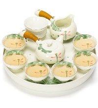 简约陶瓷功夫茶具套装 - 雅致茶器 赏心悦目