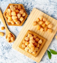 精选干贝 - 贝粒饱满 肉质结实 口感鲜香弹嫩